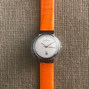 Skagen Leather Watch
